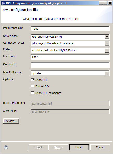 JPA - persistence.xml